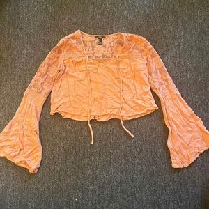 Pink long sleeve top